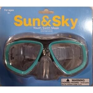 Sun & Sky Youth Swim Mask, New Green